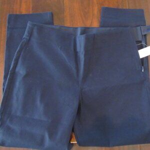 Old Navy Pixie Pants 12P Navy Ankle 24" Inseam NWT Slim Fit Work Career